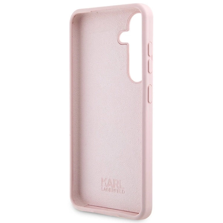 KARL LAGERFELD Karl Lagerfeld Galaxy S24 Plus Mobilskal Silikon Choupette - Rosa