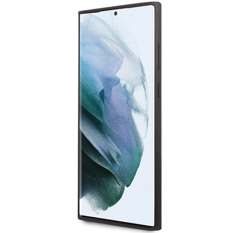 KARL LAGERFELD Karl Lagerfeld Mobilskal till Galaxy S24 Ultra Silikon Ikonik - Svart