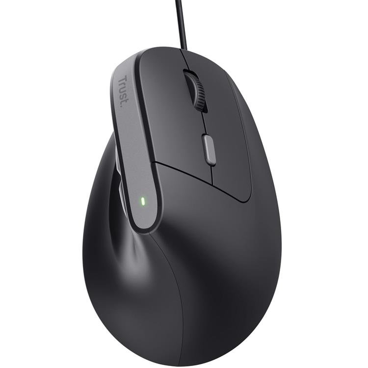 Trust TRUST Bayo II Ergonomisk Mus - Svart