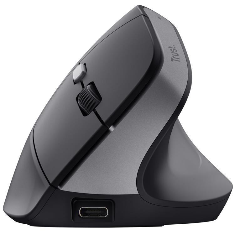 Trust TRUST Bayo II Trådlös Ergonomisk Mus - Svart