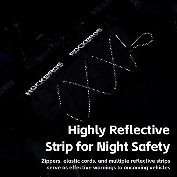 Rockbros ROCKBROS Cykelväska 1.5L för Styre – Reflekterande