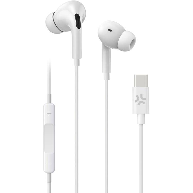 Celly CELLY UP1200 Stereoheadset In-Ear USB-C - Vit