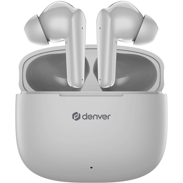 Denver DENVER TWE-48GR Trådlös Bluetooth Hörlur med Laddetui