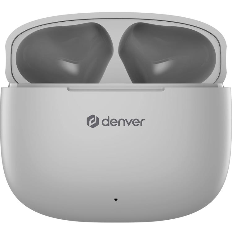Denver DENVER TWE-48GR Trådlös Bluetooth Hörlur med Laddetui