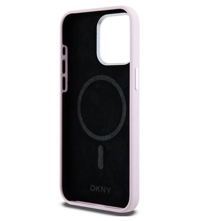 DKNY DKNY Mobilskal till iPhone 14 Pro Max Magsafe Liquid Silikon Small Metal Logo