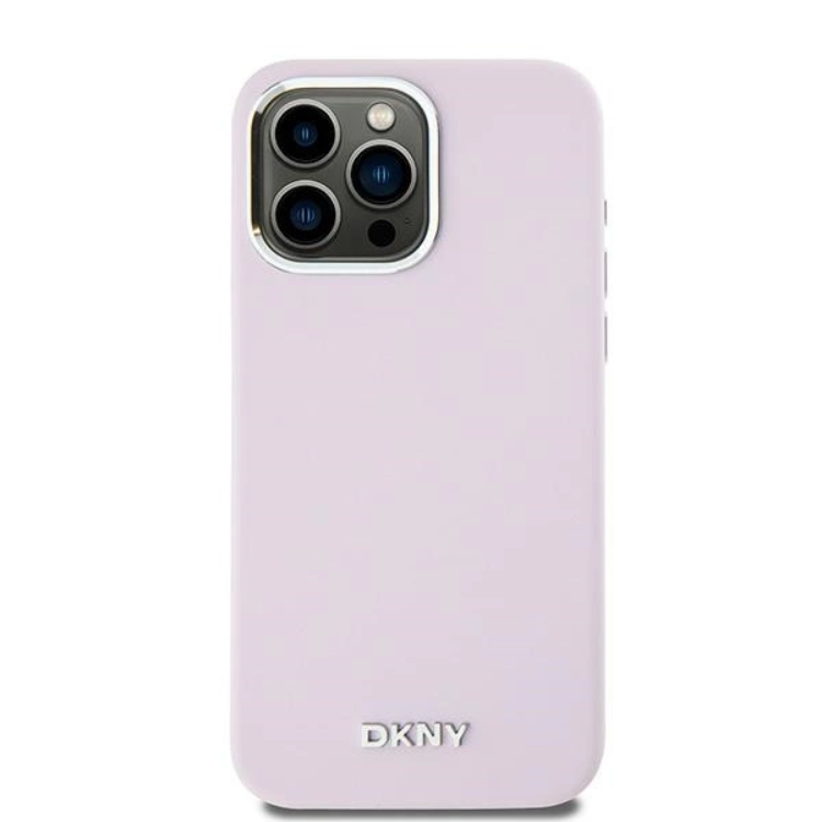 DKNY DKNY Mobilskal till iPhone 15 Pro Max Magsafe Liquid Silikon Small Metal Logo