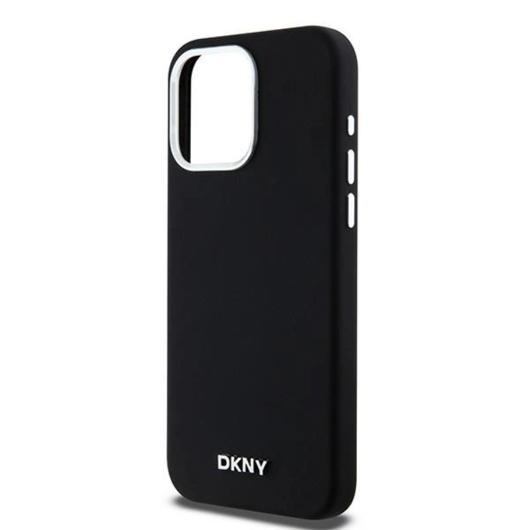 DKNY DKNY Mobilskal till iPhone 15 Pro Max Magsafe Liquid Silikon Small Metal Logo
