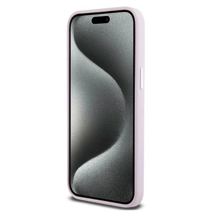 DKNY DKNY Mobilskal till iPhone 15 Pro Magsafe Liquid Silikon Small Metal Logo