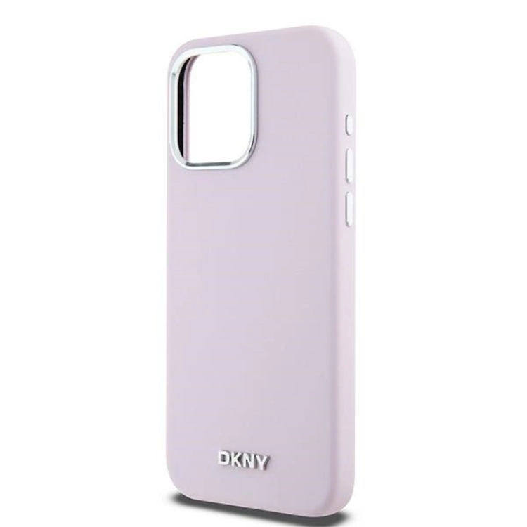 DKNY DKNY Mobilskal till iPhone 15 Pro Magsafe Liquid Silikon Small Metal Logo