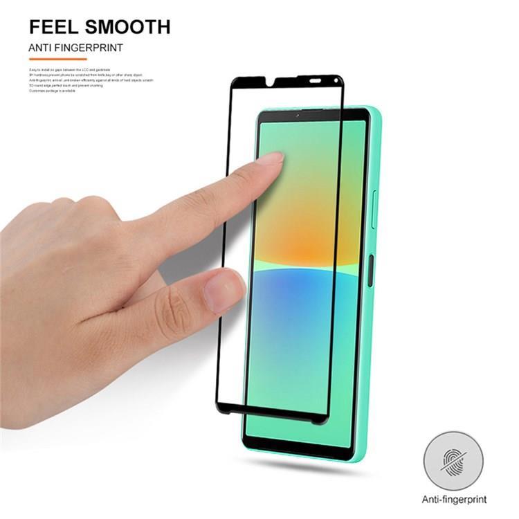 Mocolo Mocolo Sony Xperia 10 III Härdat Glas Skärmskydd - Svart