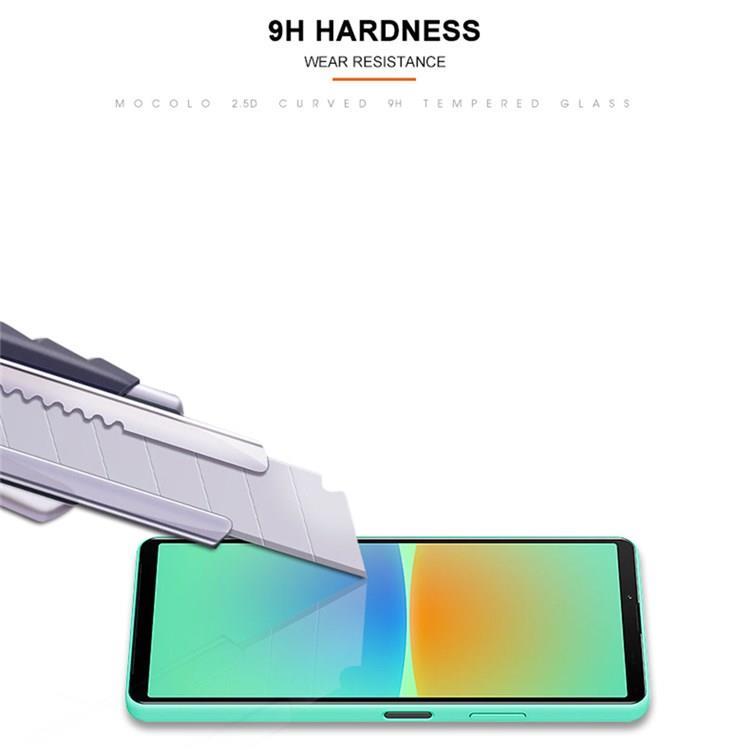 Mocolo Mocolo Sony Xperia 10 III Härdat Glas Skärmskydd - Svart