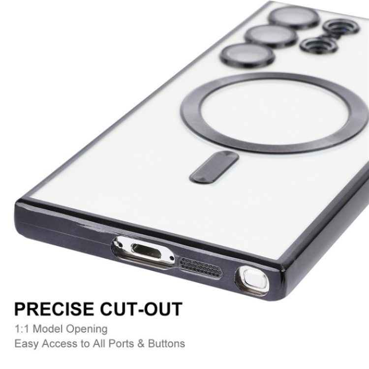 A-One Brand Mobilskal till Galaxy S23 Ultra Magsafe Electroplated - Blå