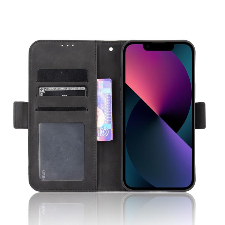 A-One Brand iPhone 13 mini Plånboksfodral Magnetisk Läder - Svart