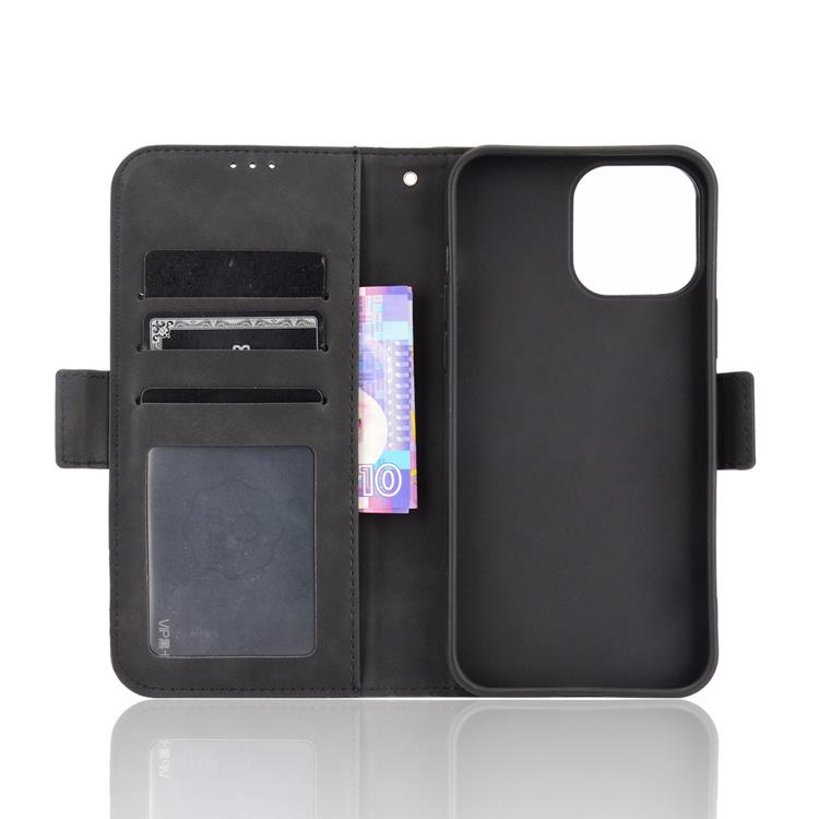 A-One Brand iPhone 13 mini Plånboksfodral Magnetisk Läder - Svart