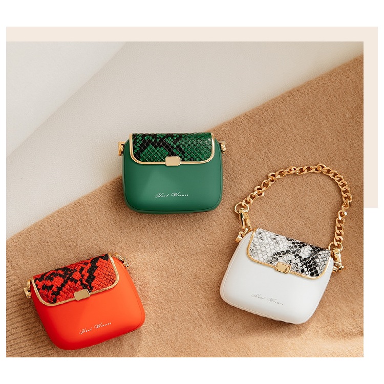 OEM Powerbank 10000mAh QW-N218 Mini Kvinnor Handväska - Grön