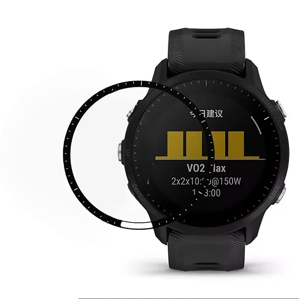 Wozinsky Wozinsky Garmin Forerunner 955 Härdat Glas Skärmskydd - Svart