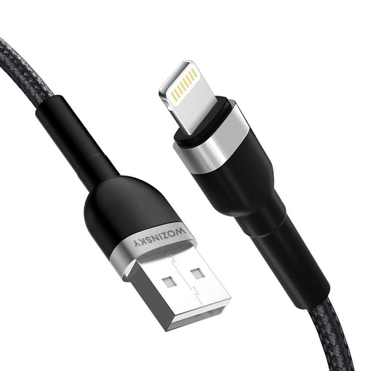 Wozinsky Wozinsky USB-A till Lightning kabel 2.4A 1m - Svart