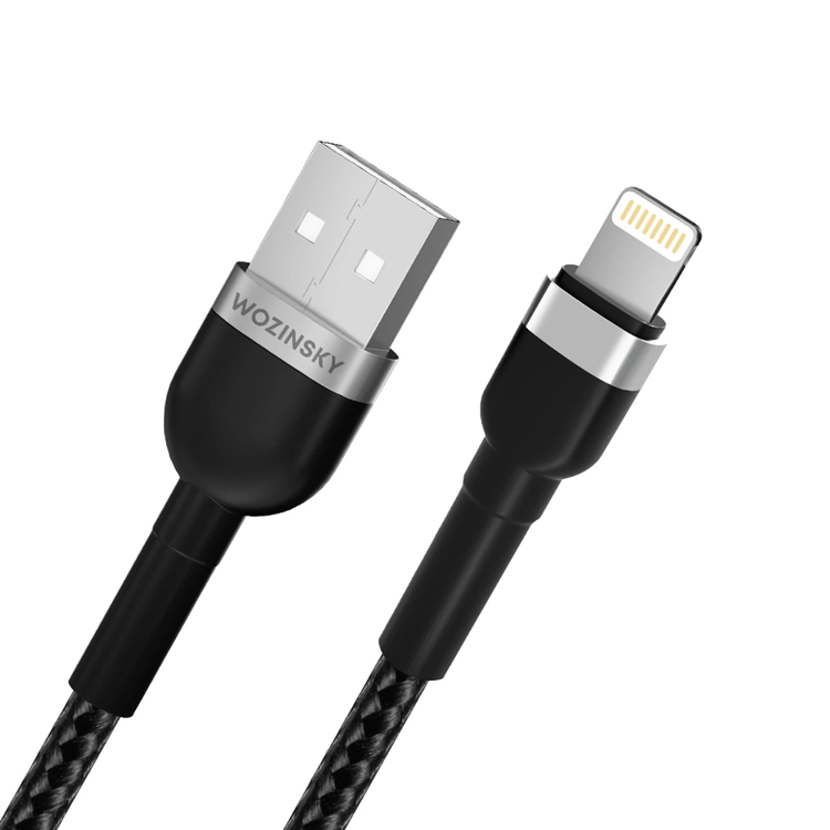 Wozinsky Wozinsky USB-A till Lightning kabel 2.4A 1m - Svart