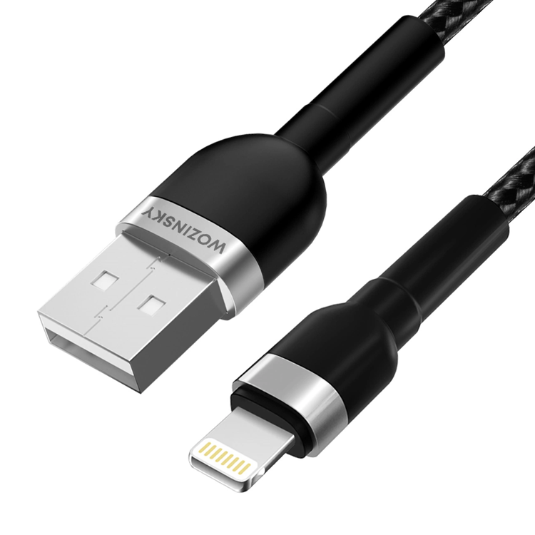 Wozinsky Wozinsky USB-A till Lightning kabel 2.4A 1m - Svart