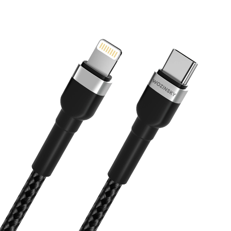 Wozinsky Wozinsky USB-C till Lightning kabel PD 30W 1m - Svart