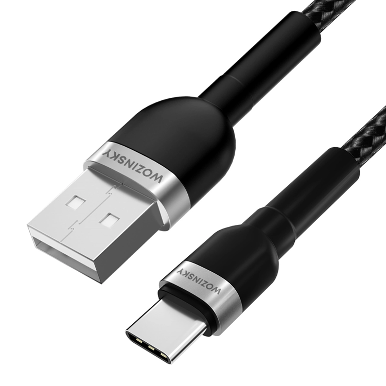 Wozinsky Wozinsky USB-C till USB-A kabel 2.4A 1m - Svart
