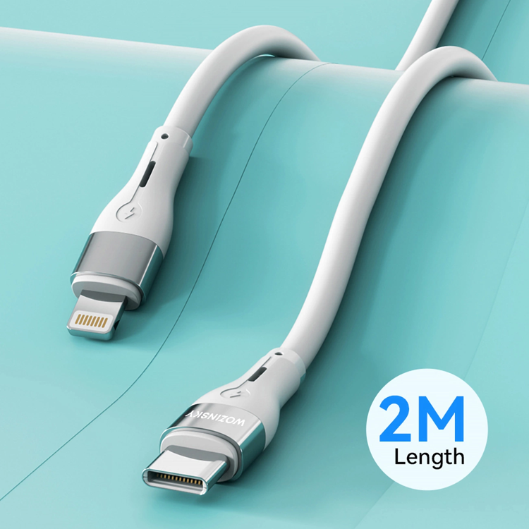 Wozinsky Wozinsky USB-C till Lightning kabel PD 27W 1m - Vit