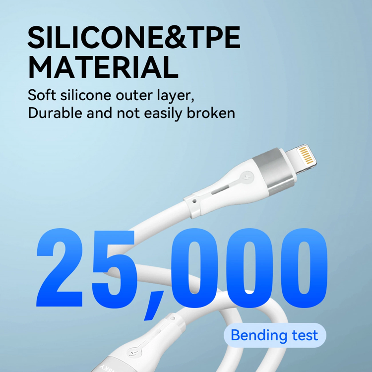 Wozinsky Wozinsky USB-C till Lightning kabel PD 27W 1m - Vit