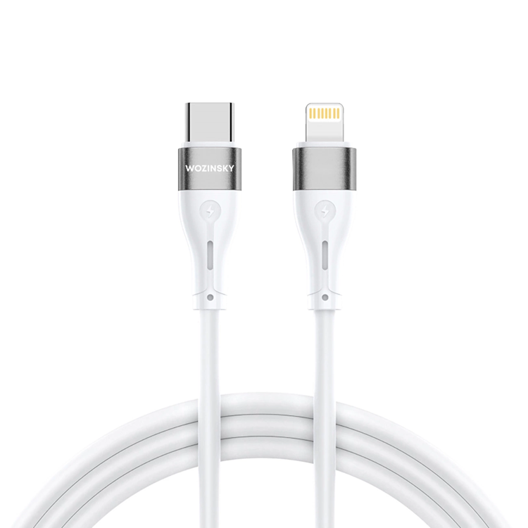 Wozinsky Wozinsky USB-C till Lightning kabel PD 27W 1m - Vit