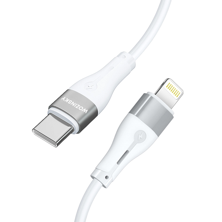 Wozinsky Wozinsky USB-C till Lightning kabel PD 27W 1m - Vit