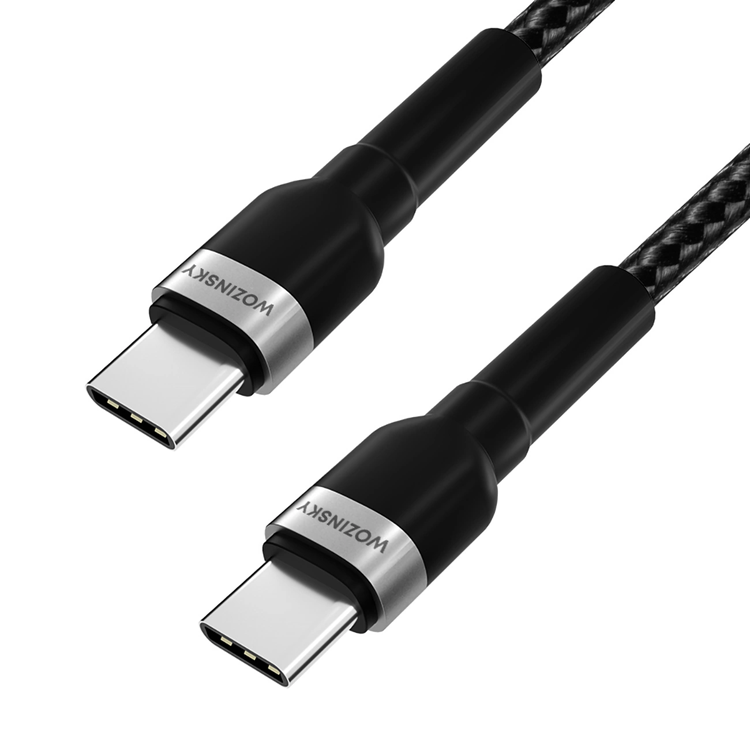 Wozinsky Wozinsky USB-C till USB-C kabel PD 65W 1m - Svart