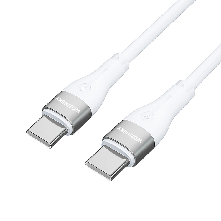 Wozinsky Wozinsky USB-C till USB-C kabel PD 65W 1m - Vit