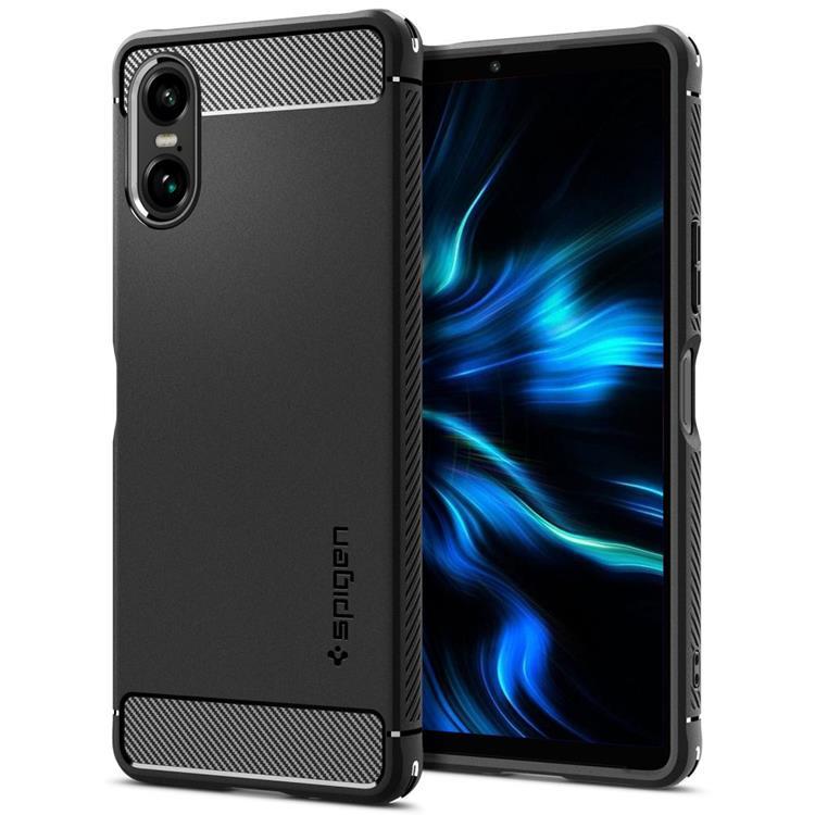 Spigen Spigen Mobilskal till Sony Xperia 10 VI Rugged Armor - Svart