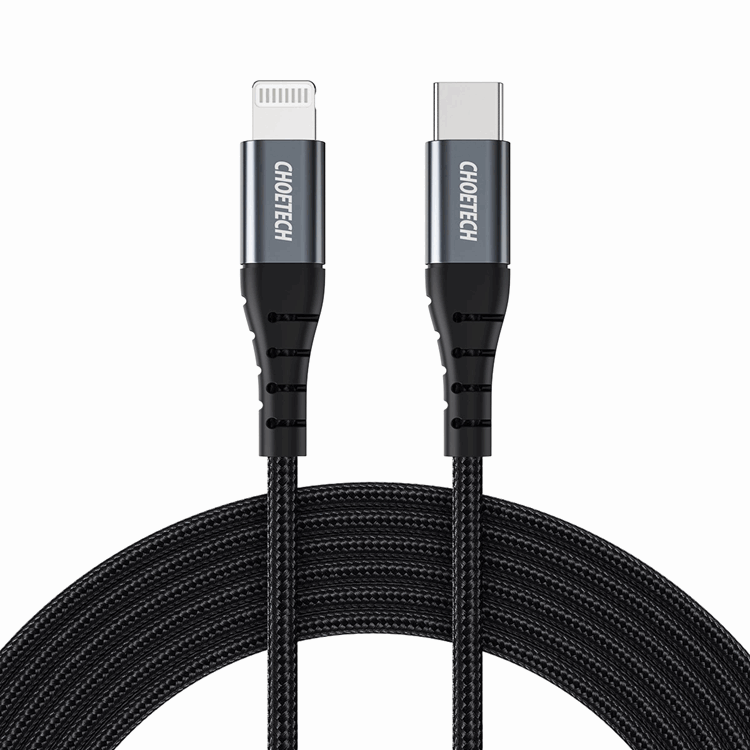 Choetech Choetech USB-C till Lightning kabel MFi 480Mb/s 3A 2m