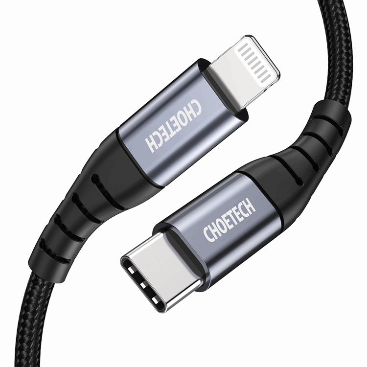 Choetech Choetech USB-C till Lightning kabel MFi 480Mb/s 3A 2m