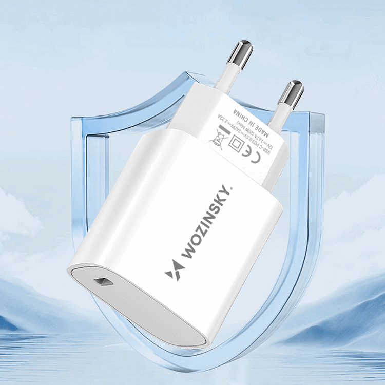 Wozinsky Snabb Väggladdare 20W USB-C - Vit