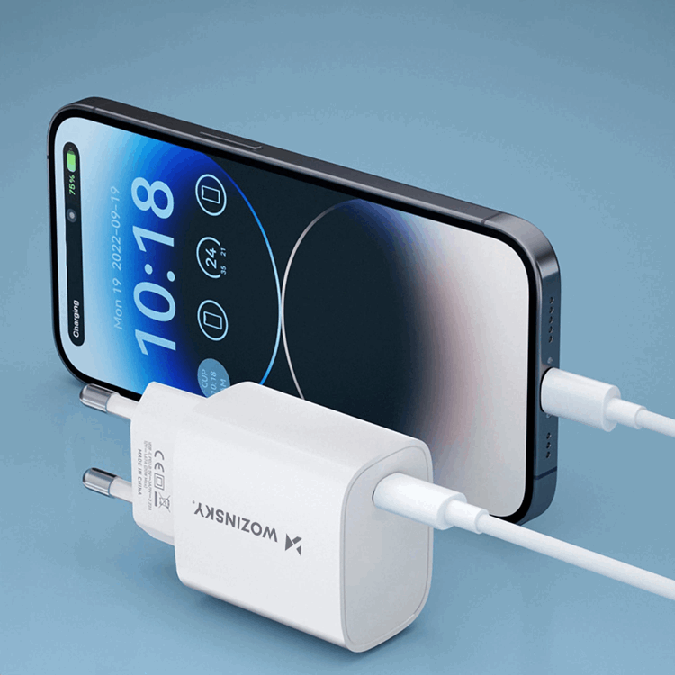 Wozinsky Snabb Väggladdare 20W USB-C - Vit