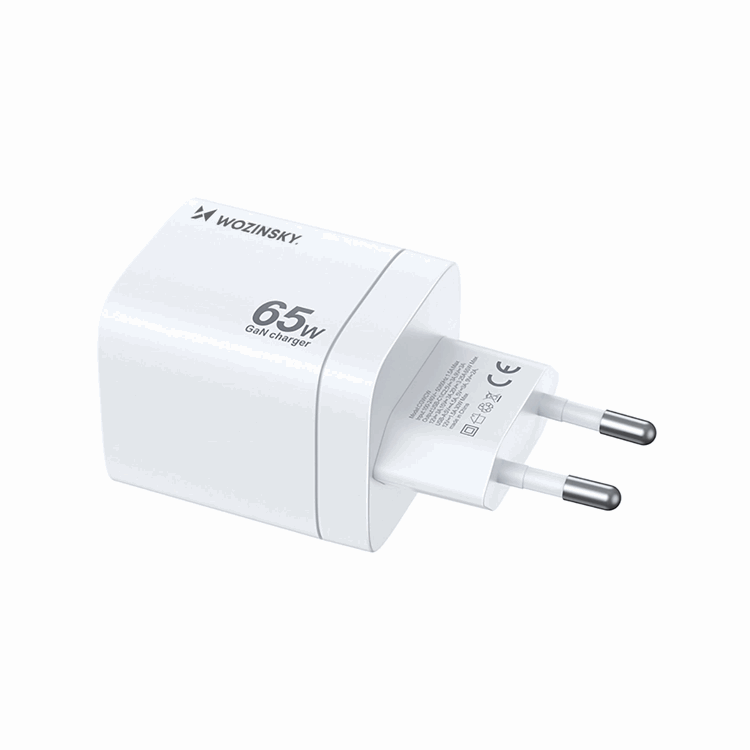 Wozinsky Wozinsky Väggladdare CGWCW 65W USB-A/2 x USB-C GaN - Vit