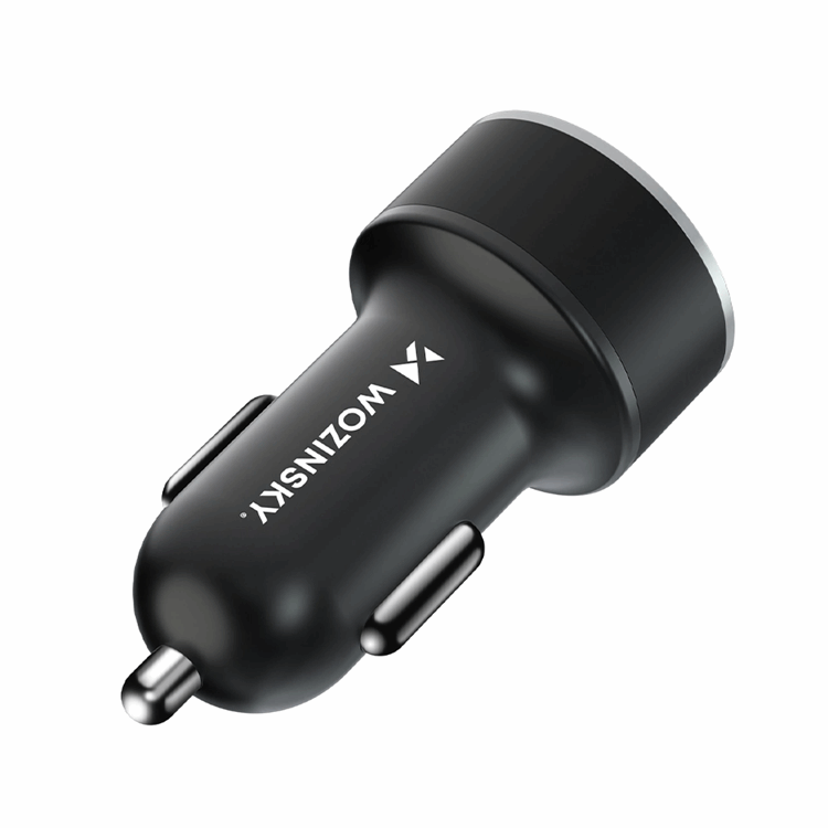 Wozinsky Wozinsky Billaddare USB-C USB-A 36W - Svart