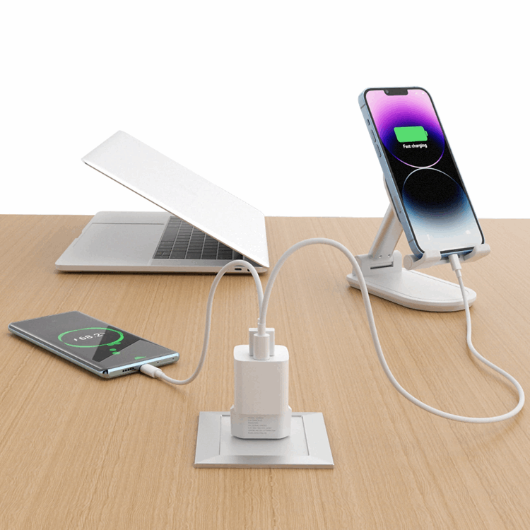 Wozinsky Wozinsky Väggladdare 20W USB-C/USB-A - Vit