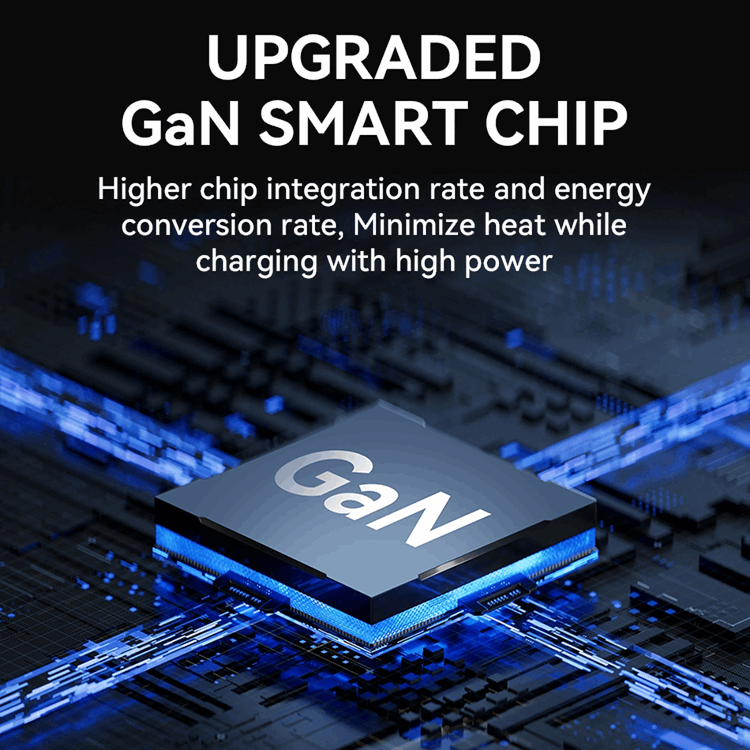 Wozinsky Wozinsky Väggladdare 140W GaN 3 x USB-C/2 x USB-A - Svart