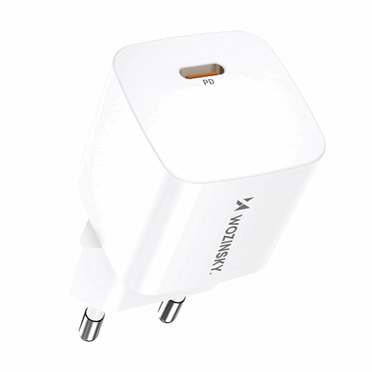 Wozinsky Wozinsky Väggladdare USB-C PD 20W - Vit