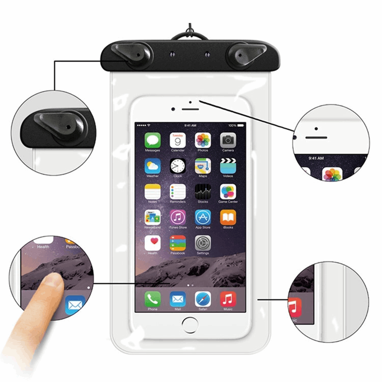 OEM Printed Vattentätt Universalt Mobilfodral - Fisk