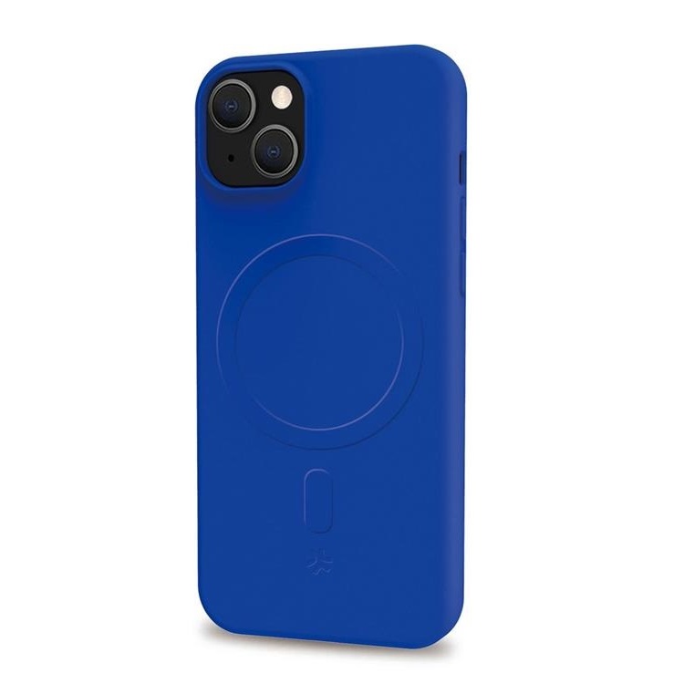 Celly Celly Mobilskal till iPhone 16 Pro Max Magsafe Cromo Soft Rubber - Blå