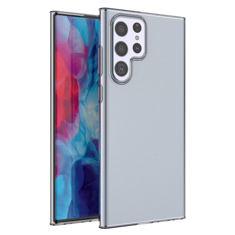 Ruhtel Ultra Clear Gel Skal Galaxy S22 Ultra - Transparent