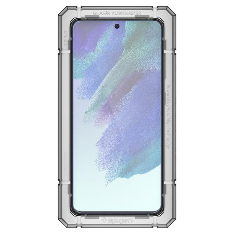 Spigen Spigen 2-Pack Alm Glas.Tr Härdat Glas Skärmskydd Galaxy S21 FE