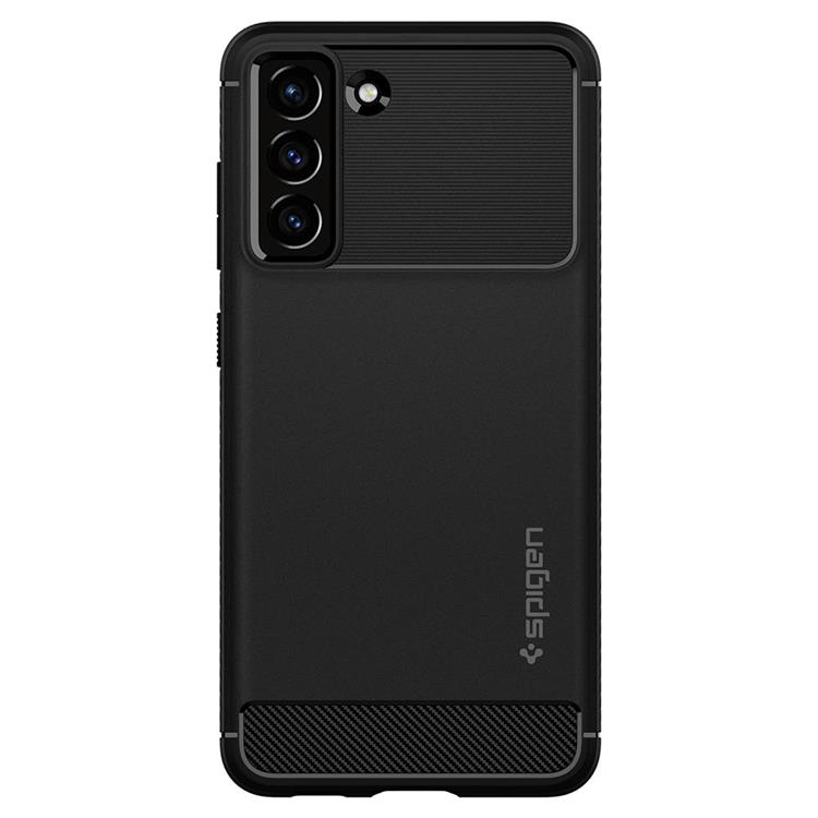 Spigen Spigen Rugged Armor Skal Galaxy S21 FE - Matte Svart