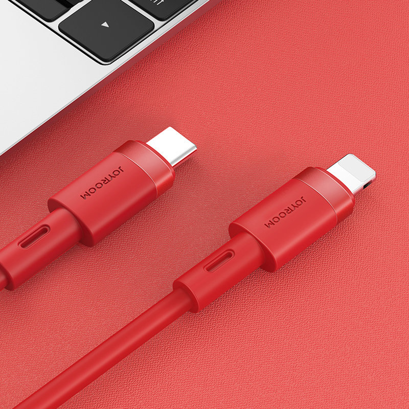 Joyroom Joyroom USB-C - Lightning Kabel PD 20W 1.2m - Röd