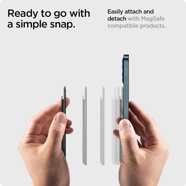 Spigen Spigen Valentinus Magsafe Universal Magnetic Korthållare - Svart