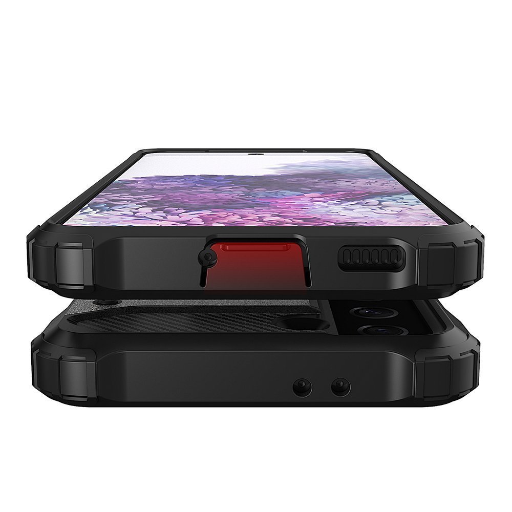 Ruhtel Hybrid Armor Skal Galaxy S22 Plus - Svart