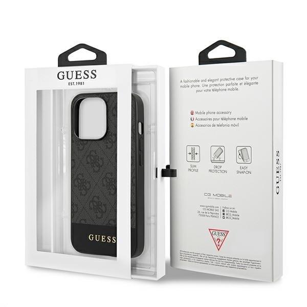 Guess Guess Stripe Collection Skal iPhone 13 Pro - Grå